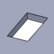 Example of a rectangular hole.