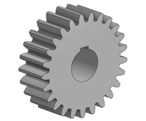 Picture of a gear shape.