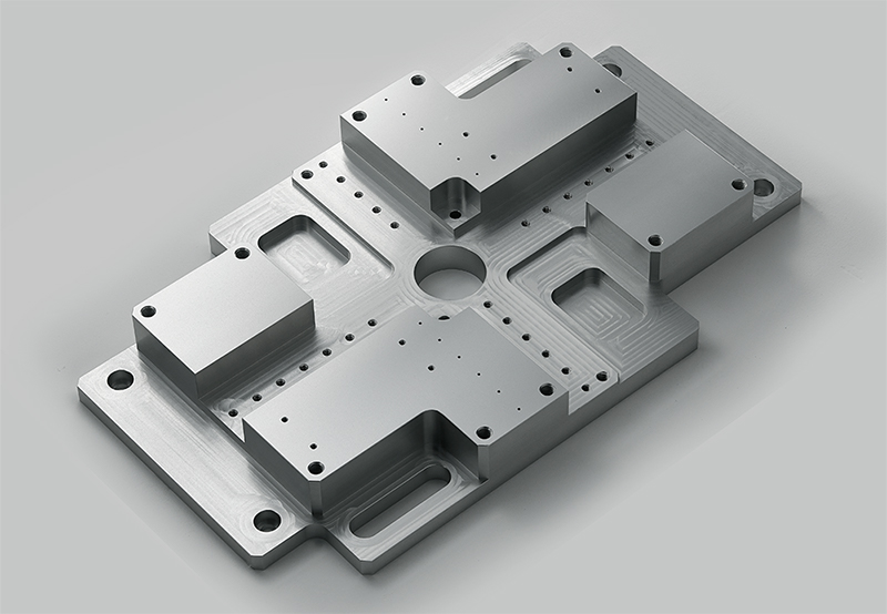 Example of a milled part manufactured with meviy.