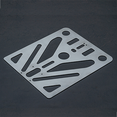 Example of a punched sheet metal part.