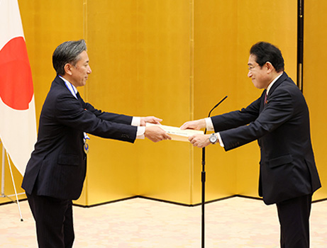 内閣総理大臣賞表彰式